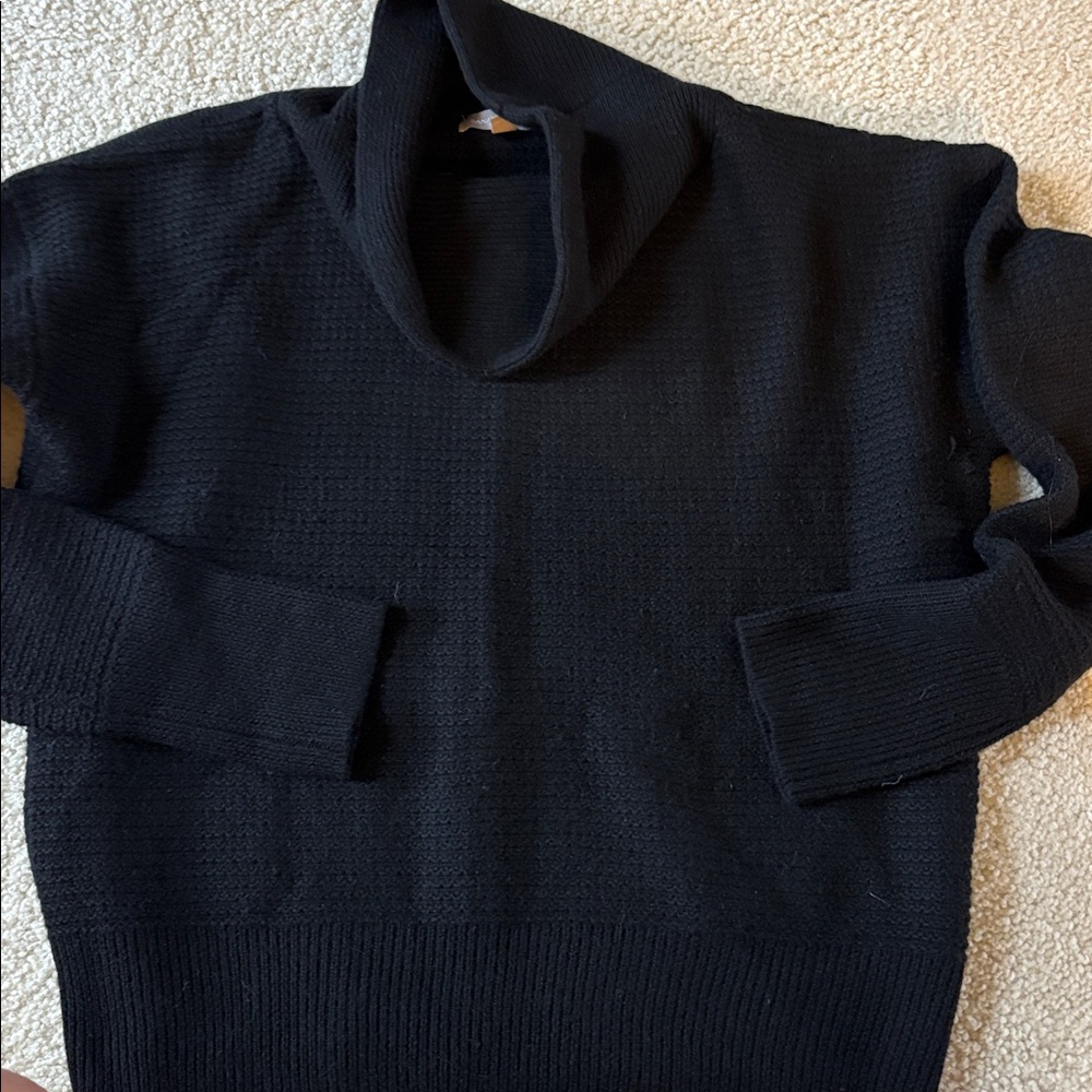 Banana Republic Wool Alpaca Cowl Neck Knit Sweater warm large